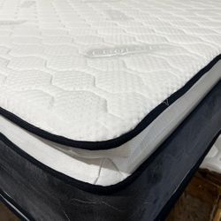 Brand New Twin Size Premium Pillow Top Mattress And Box Spring   We Have The Best Prices‼️