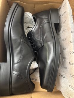 ECCO Black Leather Dress Shoes