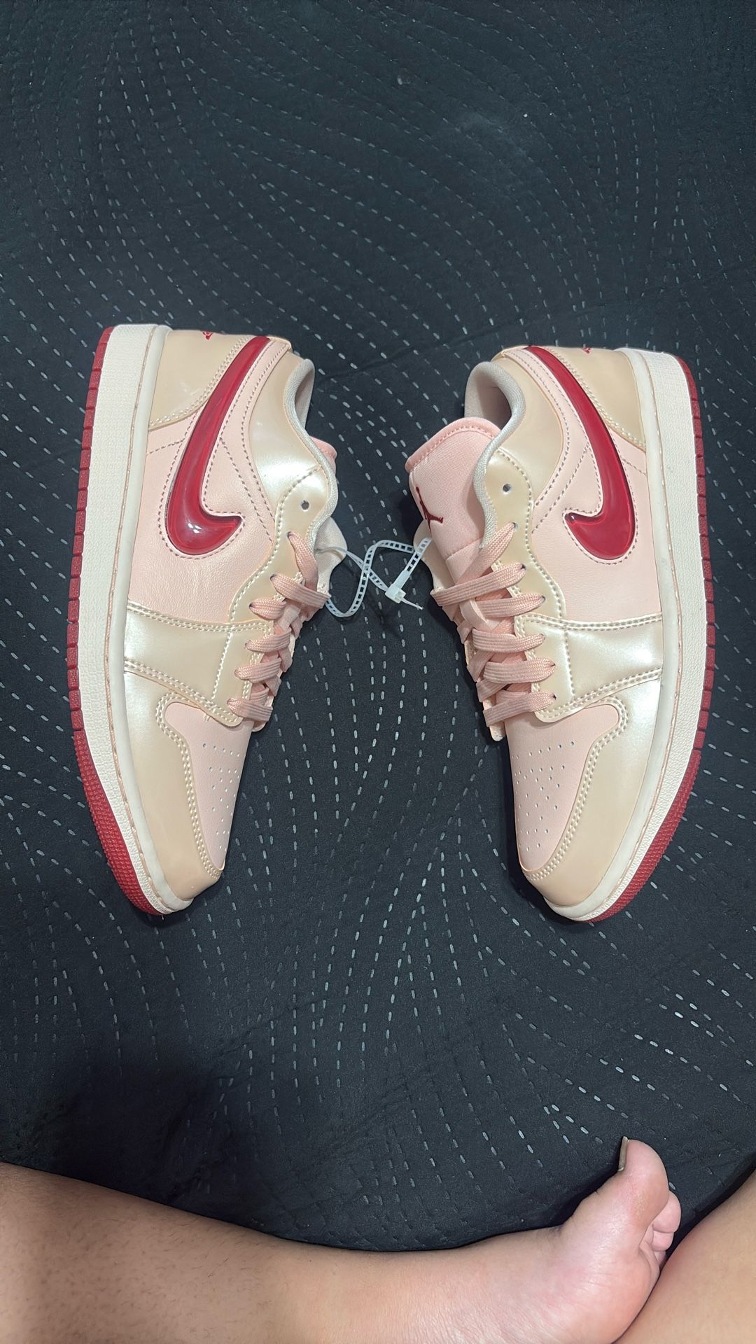 Women’s Air Jordan 1 Low Patent Valentines Day
