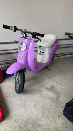 Purple Razor miniature euro-style Electrical Scooter