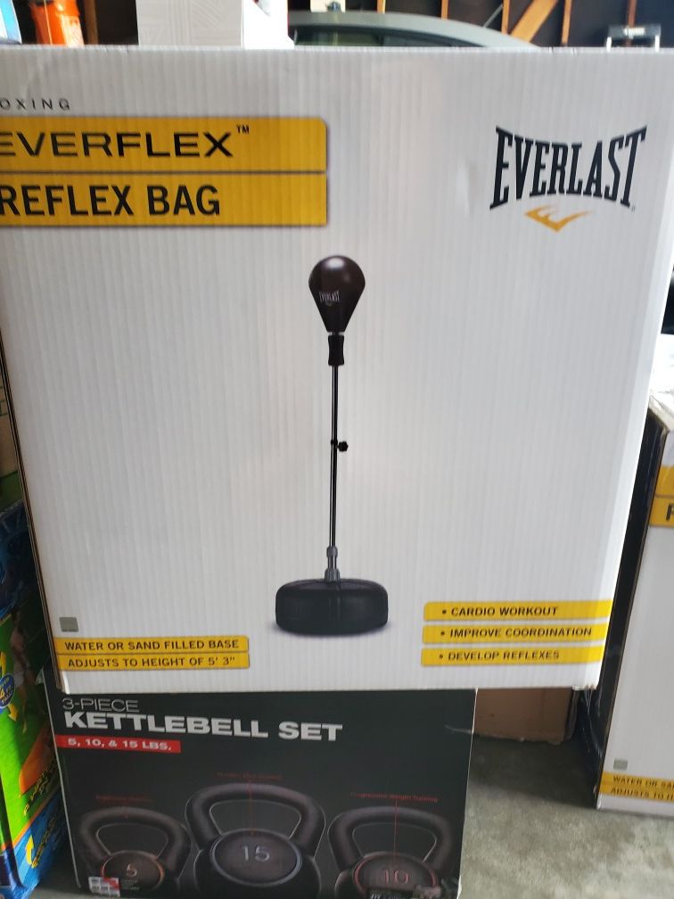 Reflex speed heavy boxing bag everlast everflex