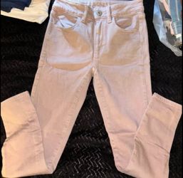 American Eagle Womens Pink High Rise Jegging Super Stretch X size 2