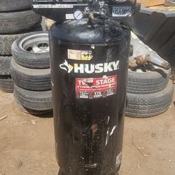 60 Gallon Husky Shop Compressor Working Condition Unknown 