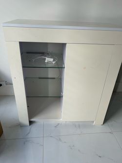 TV stand with LED light