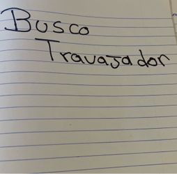 Busco travajadores