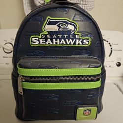 Seattle Seahawk Loungefly With Wallet
