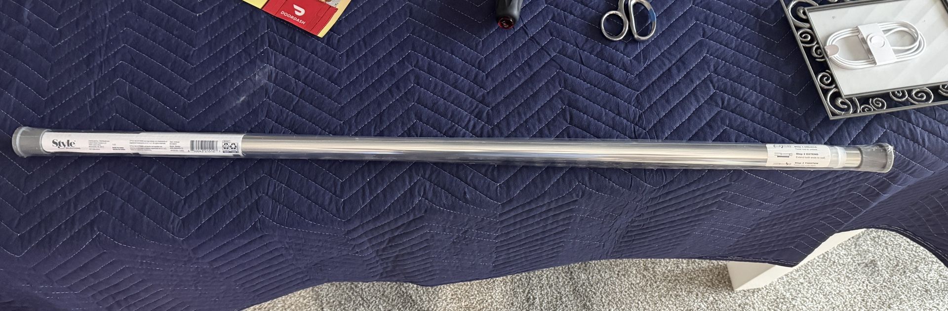 42”-72” Adjustable Tension Rod *NEW IN SEALED PACKAGING * (read Description)