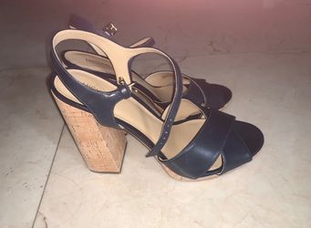 Michael Kors Alexia Admor Navy Leather sandals Size 10