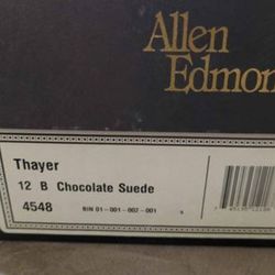 Allen Edmonds Chocolate Suede Loafers. 