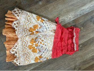 Moana 4-6 costume