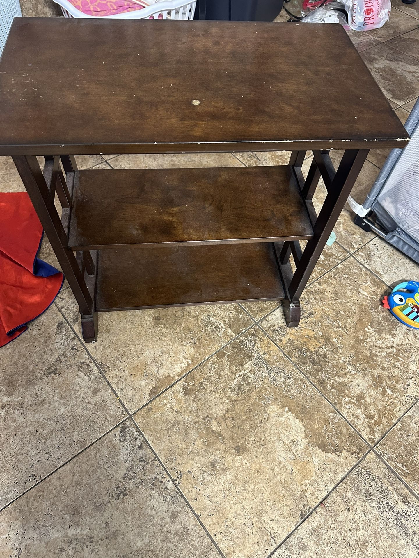 Small Shelf Table
