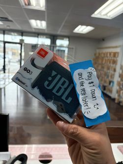 JBL Go 3 Portable Waterproof Wireless Speaker - $1 To Take it Home same Day and Pay the Rest later!