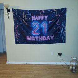 21st Birthday Banner