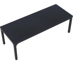 Tribesigns Black Dining Table for 6-8 Person, 78 inch Large Long Rectangle Kitchen Dinner Table 