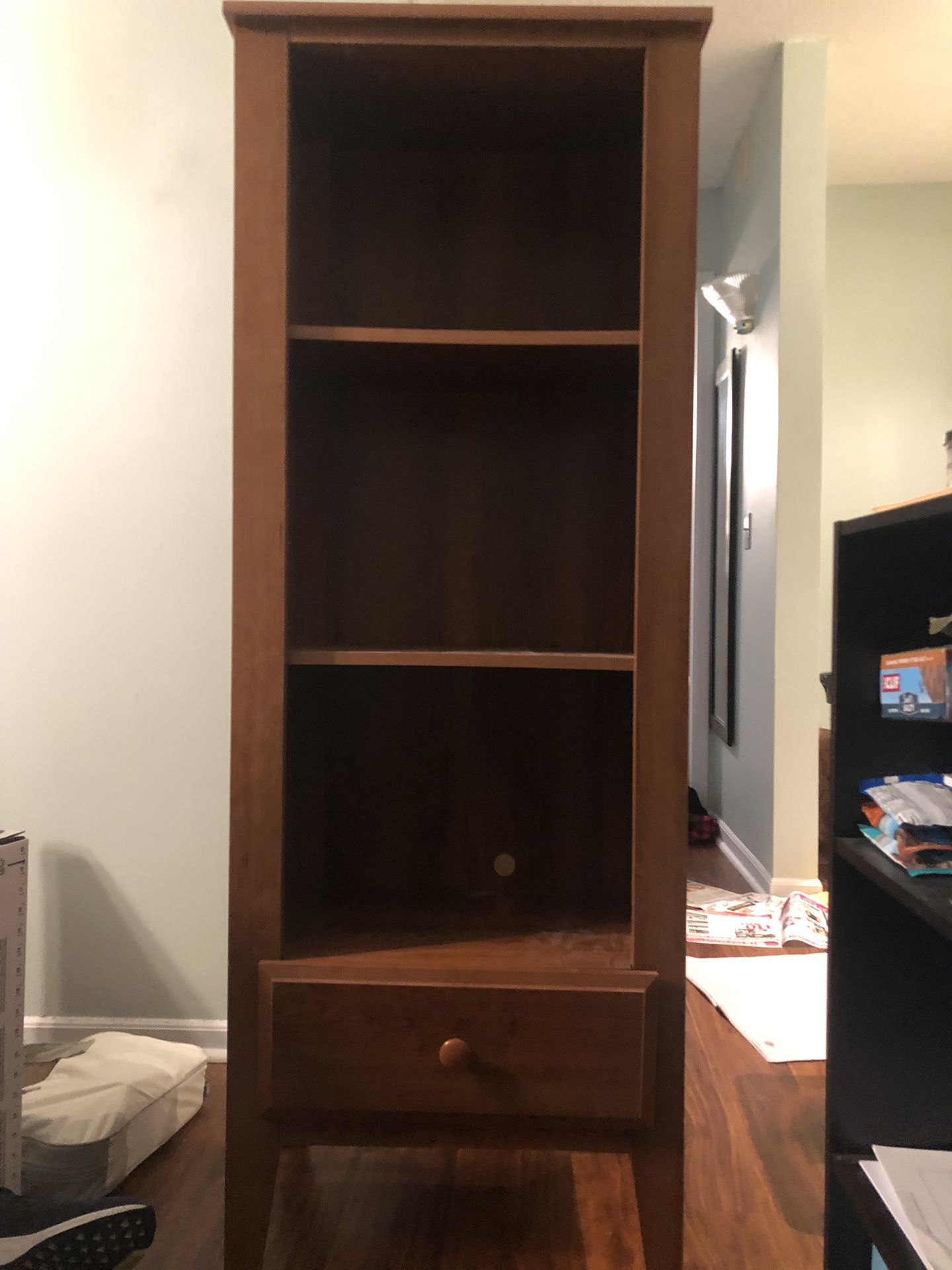 Free wooden bookshelf - pickup only