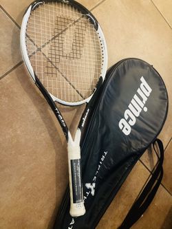Prince Air Smash Tennis Racquet Black & White 4 1/2Inch Grip