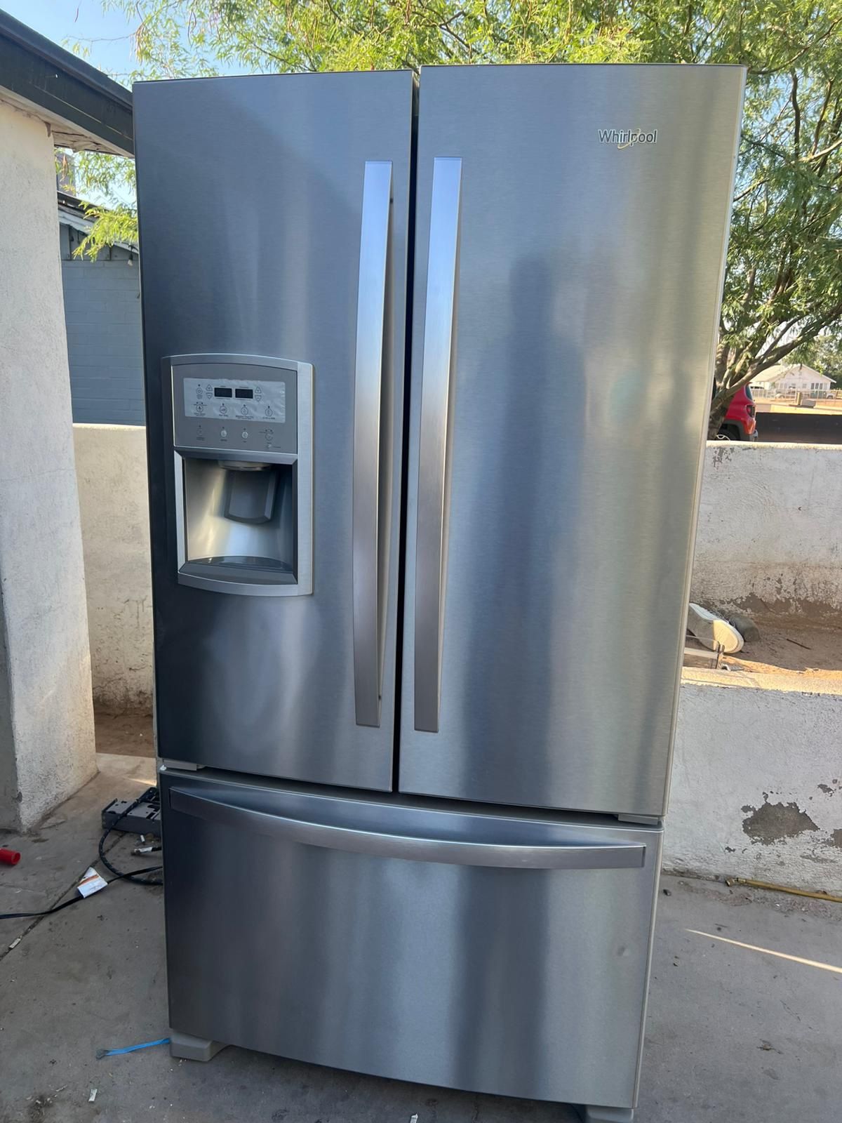 Whirlpool Counter Depth Fridge Stainless Steel Works Perfect In The Condition
