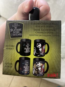 Heat Reacting Nightmare Before Christmas Mug