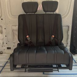 Double SWIVEL Van Seat Compact Bed Sprinter