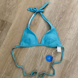 Halter Back Tie Bikini Top