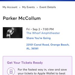 Parker McCollum & Corey Smith Tickets