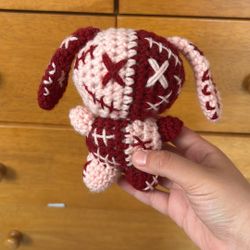 Crochet Zombie Bunny Plushie