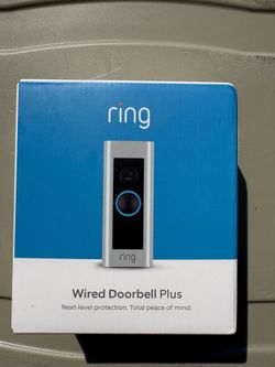 New Sealed Box Ring Wired Doorbell Plus