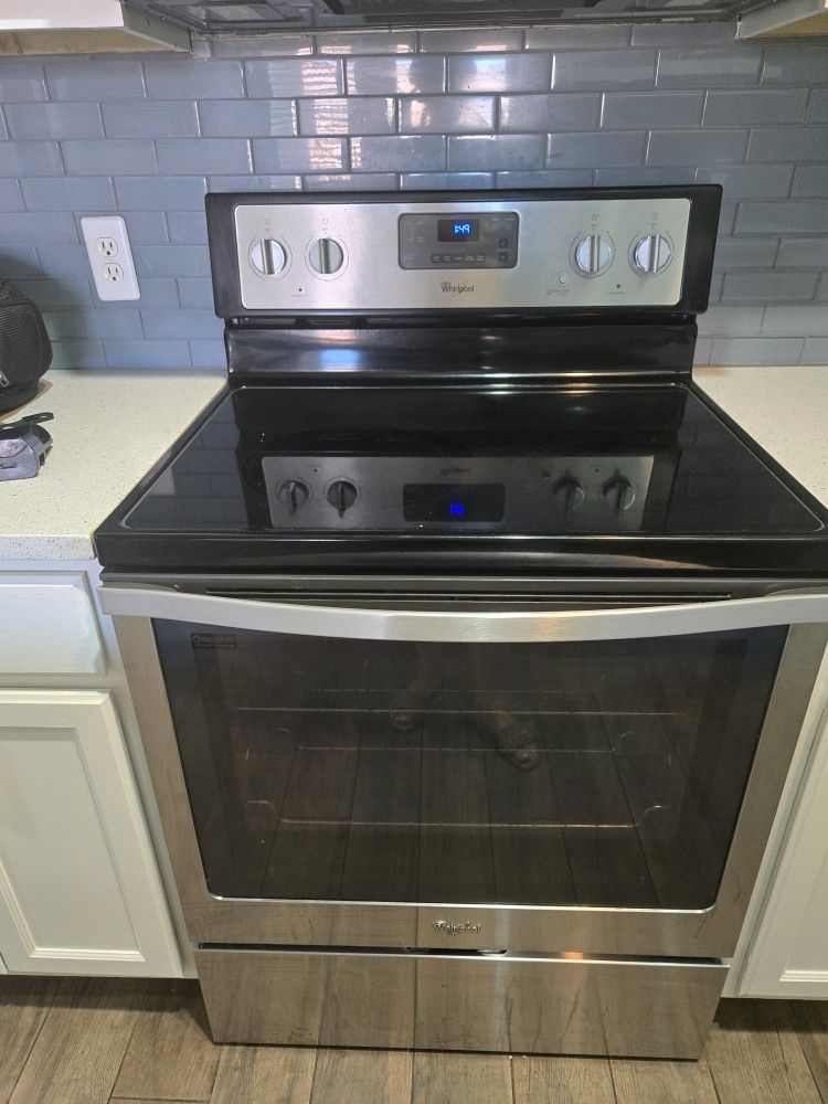 WHIRLPOOL GLASS TOP STOVE