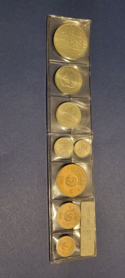 1971 Sweden Official Mint Set - 8 Uncirculated Coins