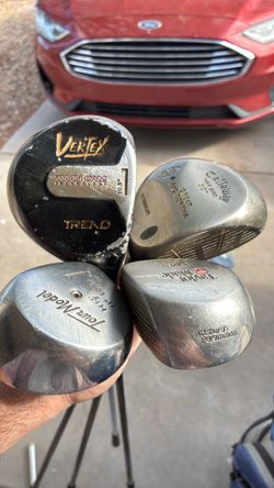 Vintage Golf Woods & Driver Lot – Callaway, TaylorMade, Tour Model”
