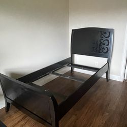 Black Twin Size Bed Frame