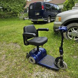 Scooter with new batteries
