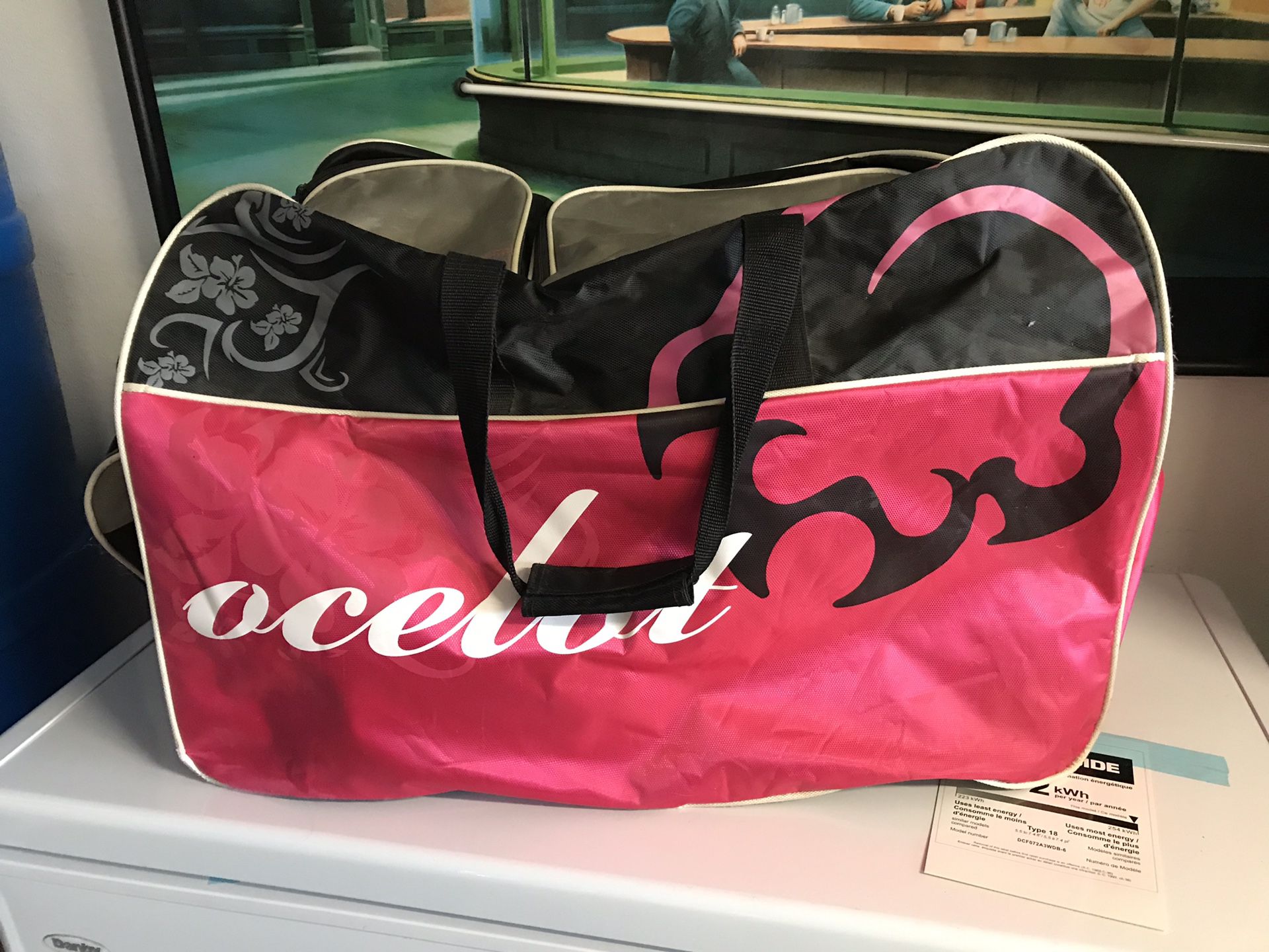Ocelot riding bag