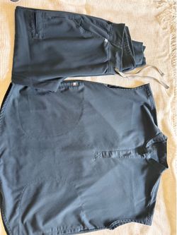 Light blue Small Figs Scrubs