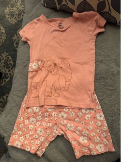 Carters 6t short sleeve and shorts pajamas girl