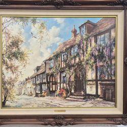 pintura 24x30  con certificado de autenticidad marty bell