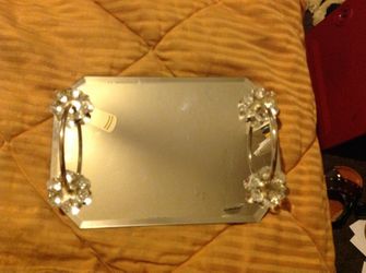 Studio silversmiths vanity mirror
