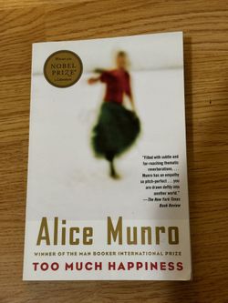 Too Much Happiness Book By Alice Munro 