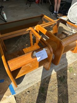 Oak table set
