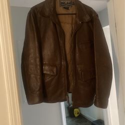 Men’s Polo Sport Leather Jacket