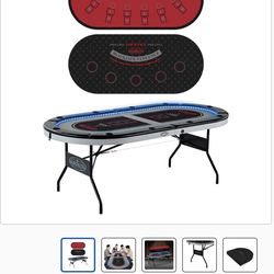 Barrington Poker Table w LED Lights
