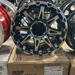 AMERICAN OUTLAW 5x139.7 SIZE 17x8.5 OFFSET: 0mm FINISH BLACK MACHINED FACE