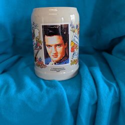 #7 vintage Elvis Presley beer stein from 1985