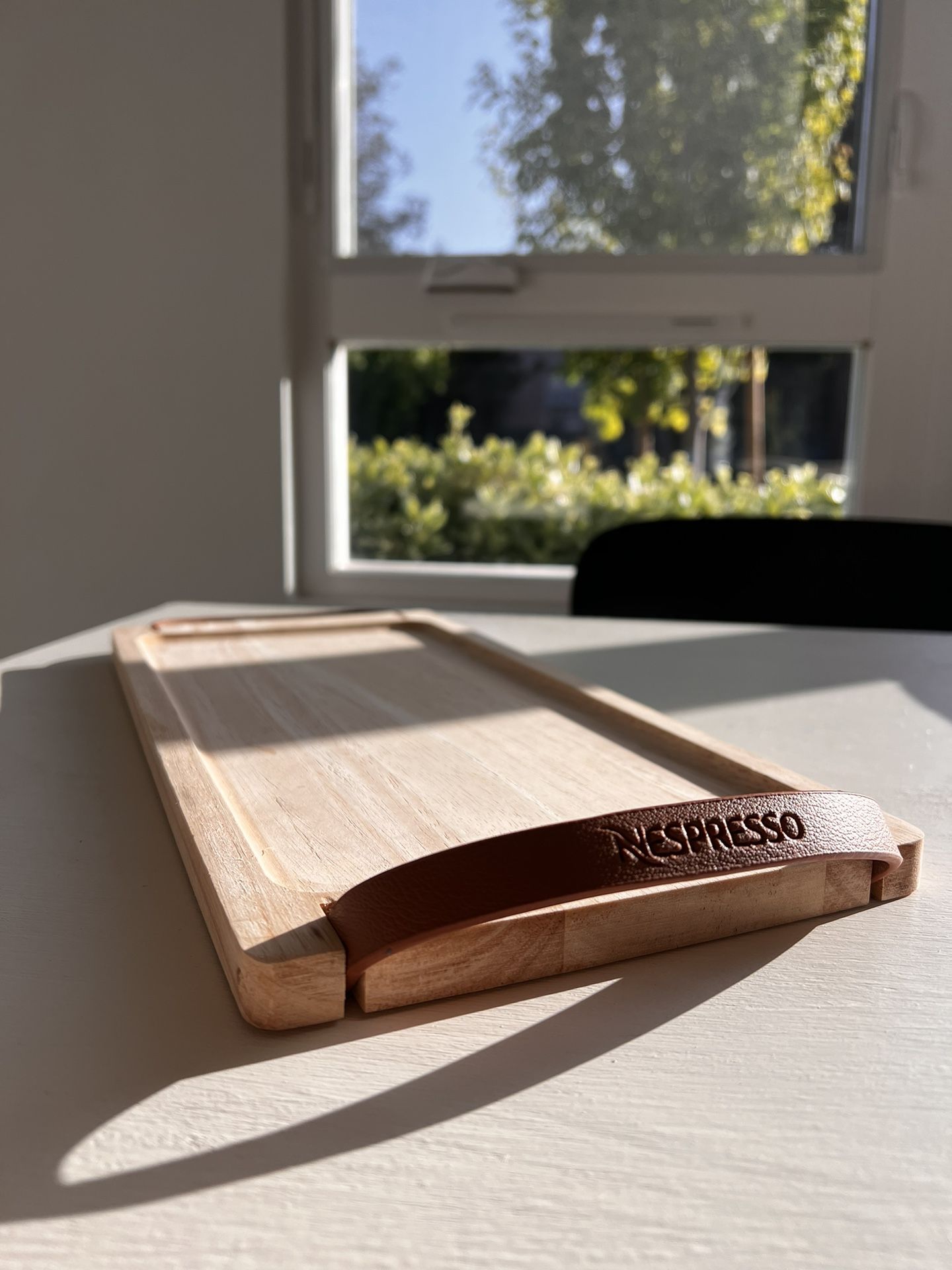 Nespresso Barista Wooden Serving Tray Board