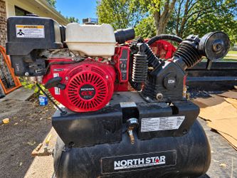 NorthStar Gas-Powered Air Compressor, Honda GX390 OHV Engine, 30-Gallon Horizontal Tank, 24.4 CFM @ 90 PSI