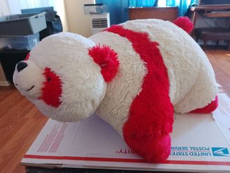 Pillow Pet Comfy Panda 18" Plush Red & White Full-Size | Valentine's Day Gift