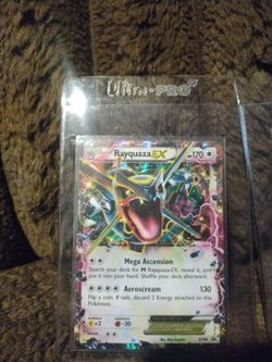 2 shiney Rayquaza pokemon tcg
