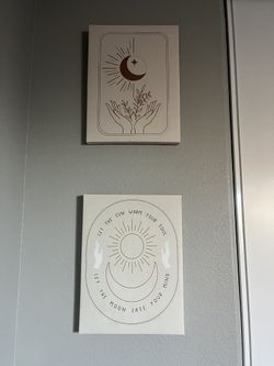TWO beautiful canvas Wall Art