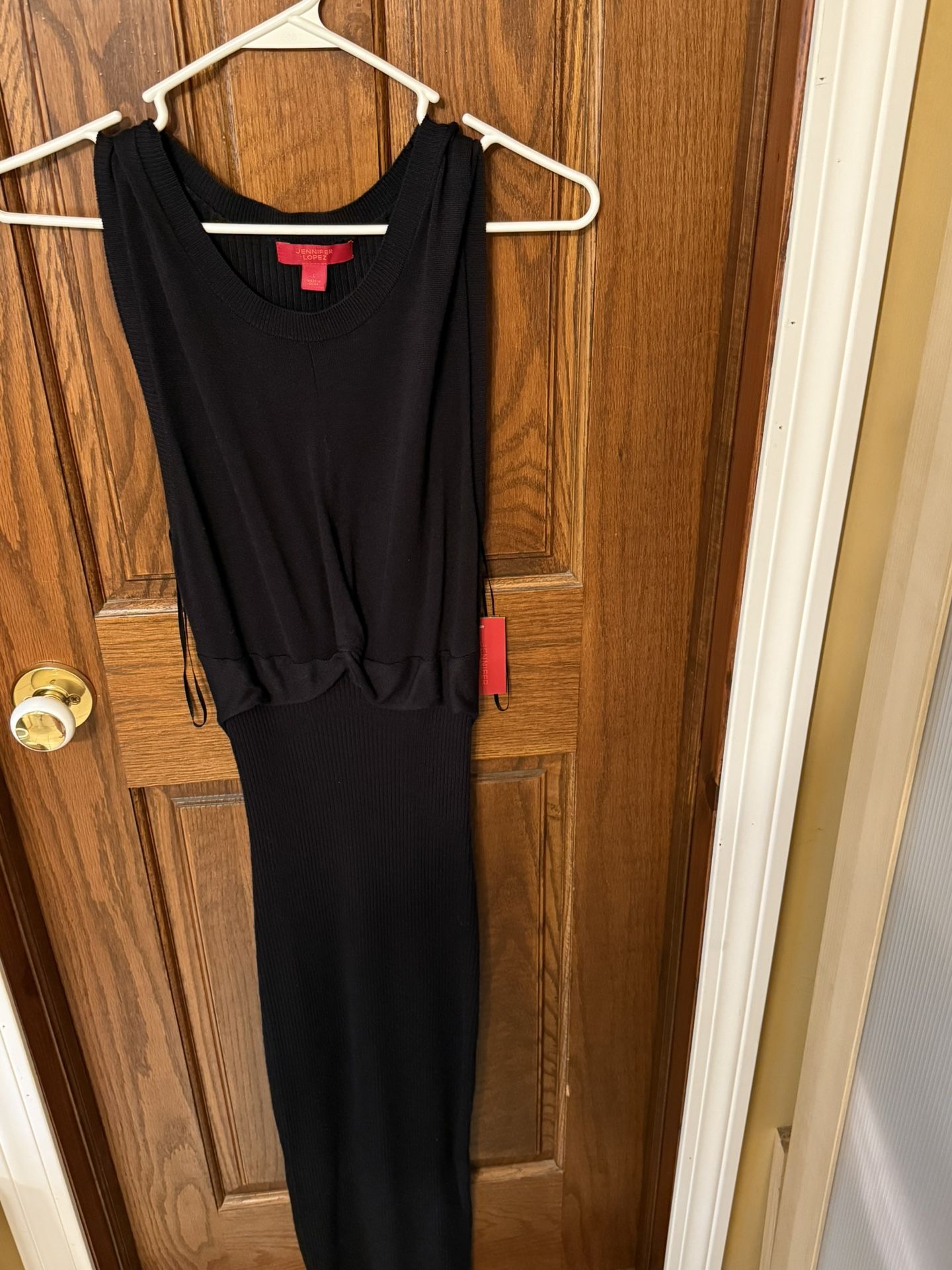 Jennifer Lopez Black Long Dress