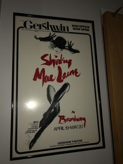 Mac laine in Broadway at the Gershwin signed